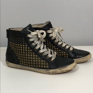 Frye Kira studded high tops 6.5
